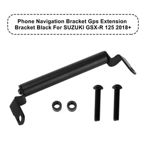 Phone Navigation Bracket Gps Extension Bracket Black For Suzuki Gsx-R 125 2018+