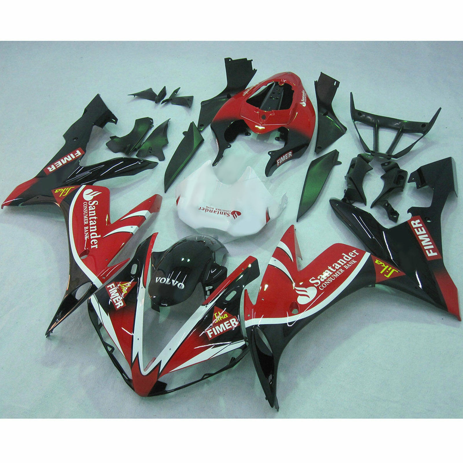 Amotopart 2004-2006 Yamaha YZF-R1 Red Fairing Kit