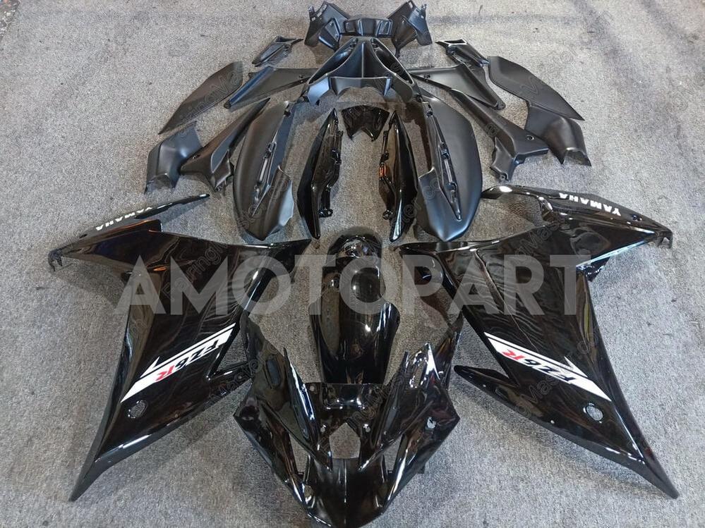 Amotopart 2009-2015 Yamaha FZ6R 
All Black Fairing Kit