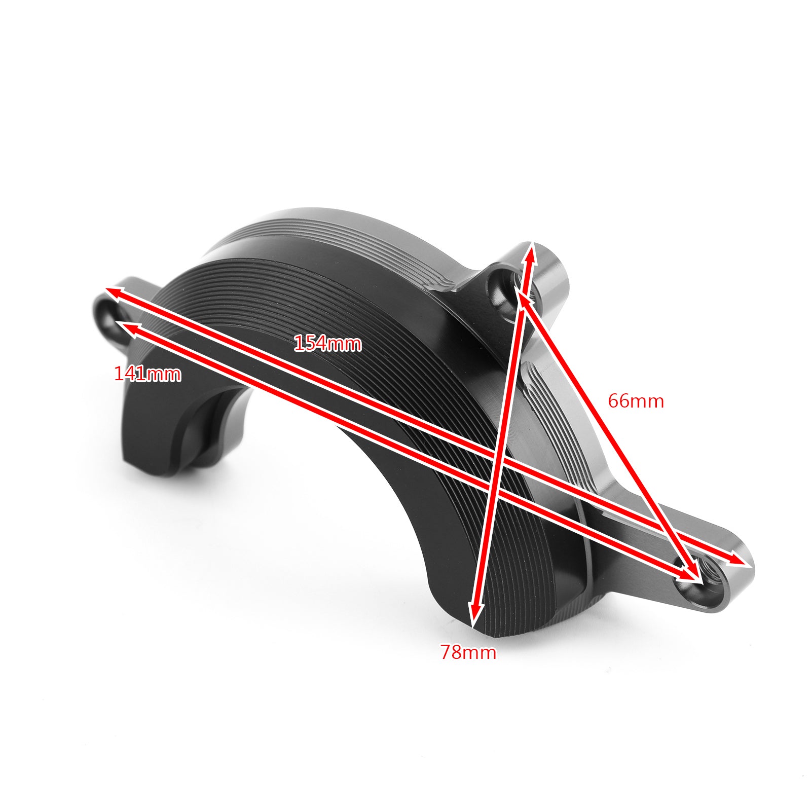 Honda Right Engine Stator Slider Frame Crash Pad Protector Fit For Honda CB650R 2019-2021 Black