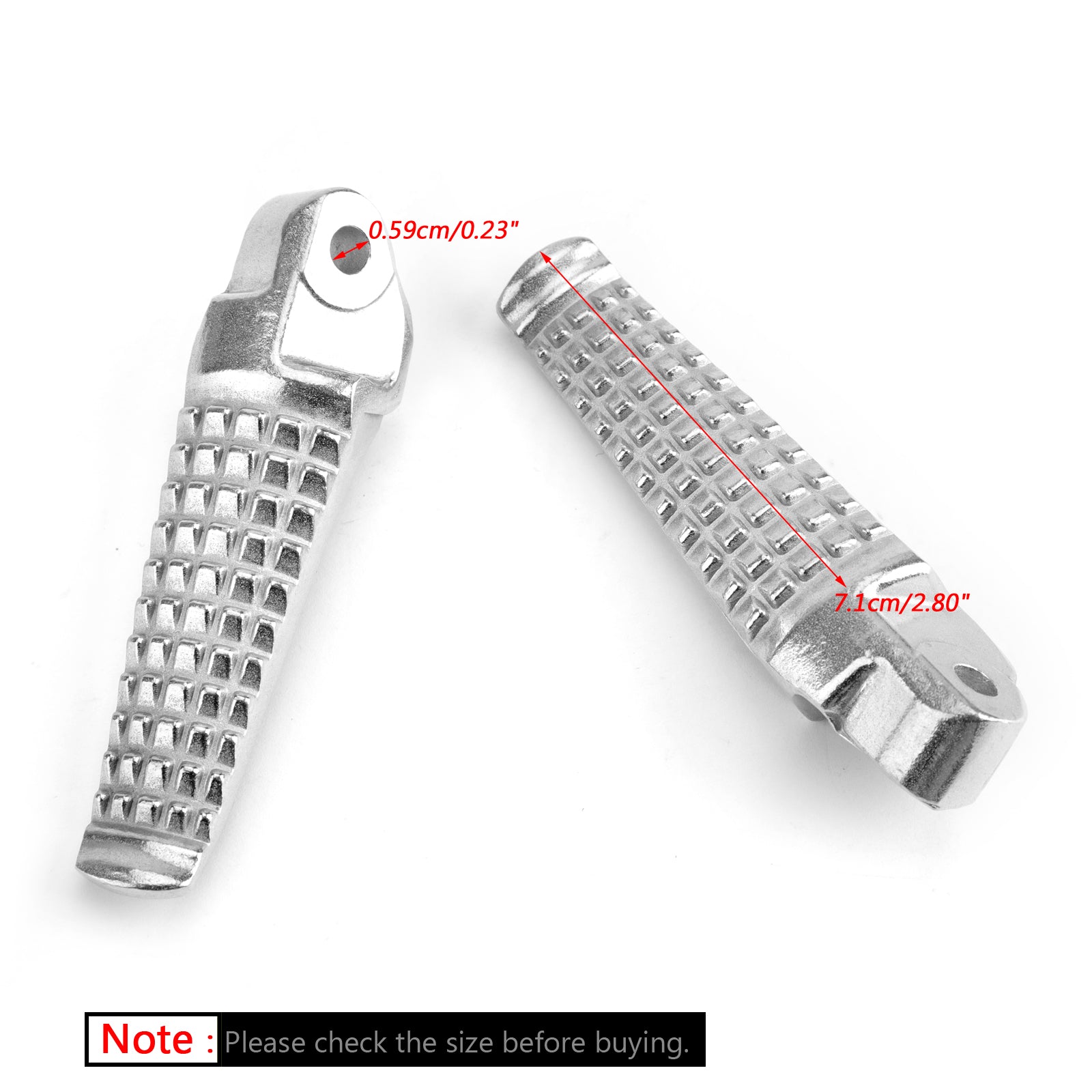 Rear Foot Peg Footrest For Suzuki GSXR600 GSXR 750 1000 SV650 1000 TL1000 Silver