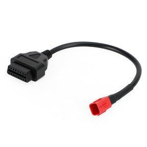 OBD2 Motorcycle Cable For Honda 6 Pin Plug Diagnostic Cable to 16 pin Adapter Generic