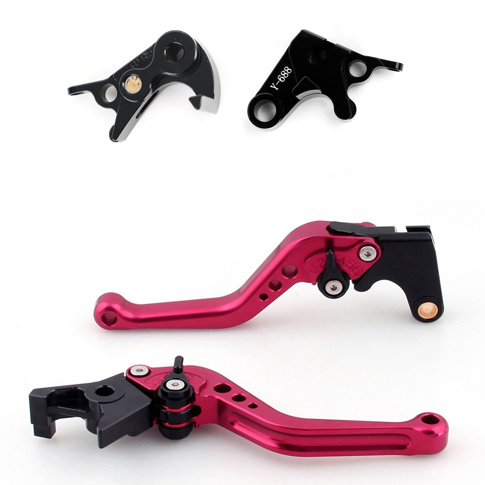 Short Clutch Brake Lever fit for Yamaha MT-09 Tracer 900/GT 21-22 YZF R6 17-20 Generic