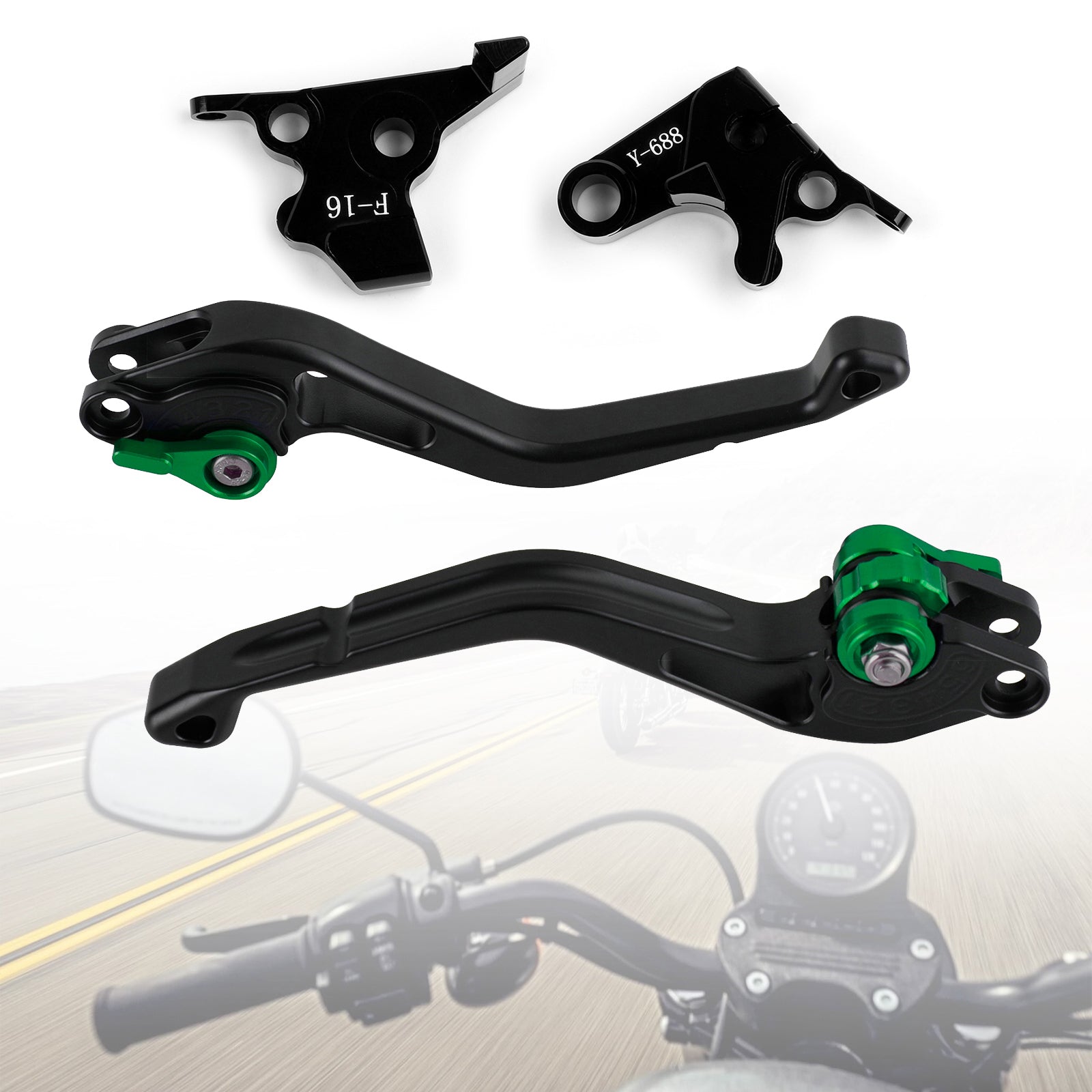 Nueva palanca de freno de embrague corta compatible con Yamaha FZ6 FAZER FZ6R XSR 700 900 ABS