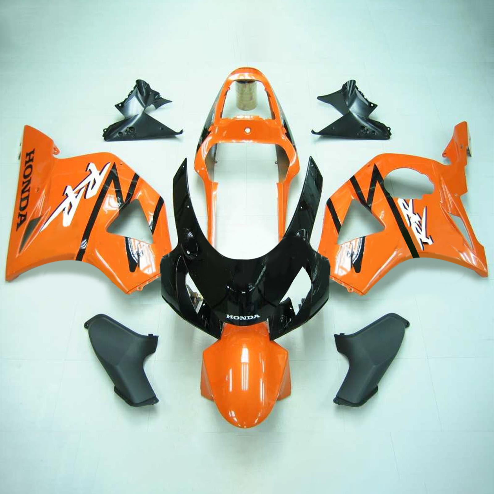 Amotopart Honda CBR954 2002-2003 Orange&Black Fairing Kit