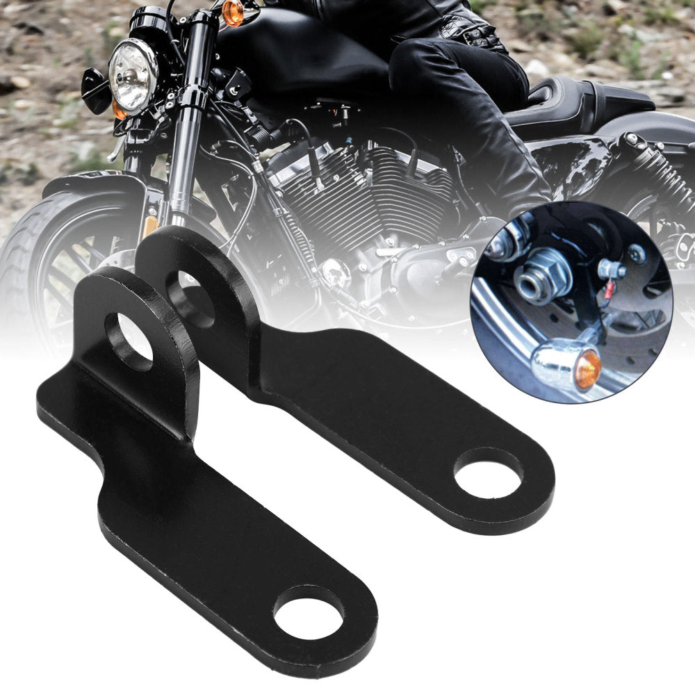 Turn Signal Light Holder Bracket Front Rear Fork Clamp For Sportster Big Twin