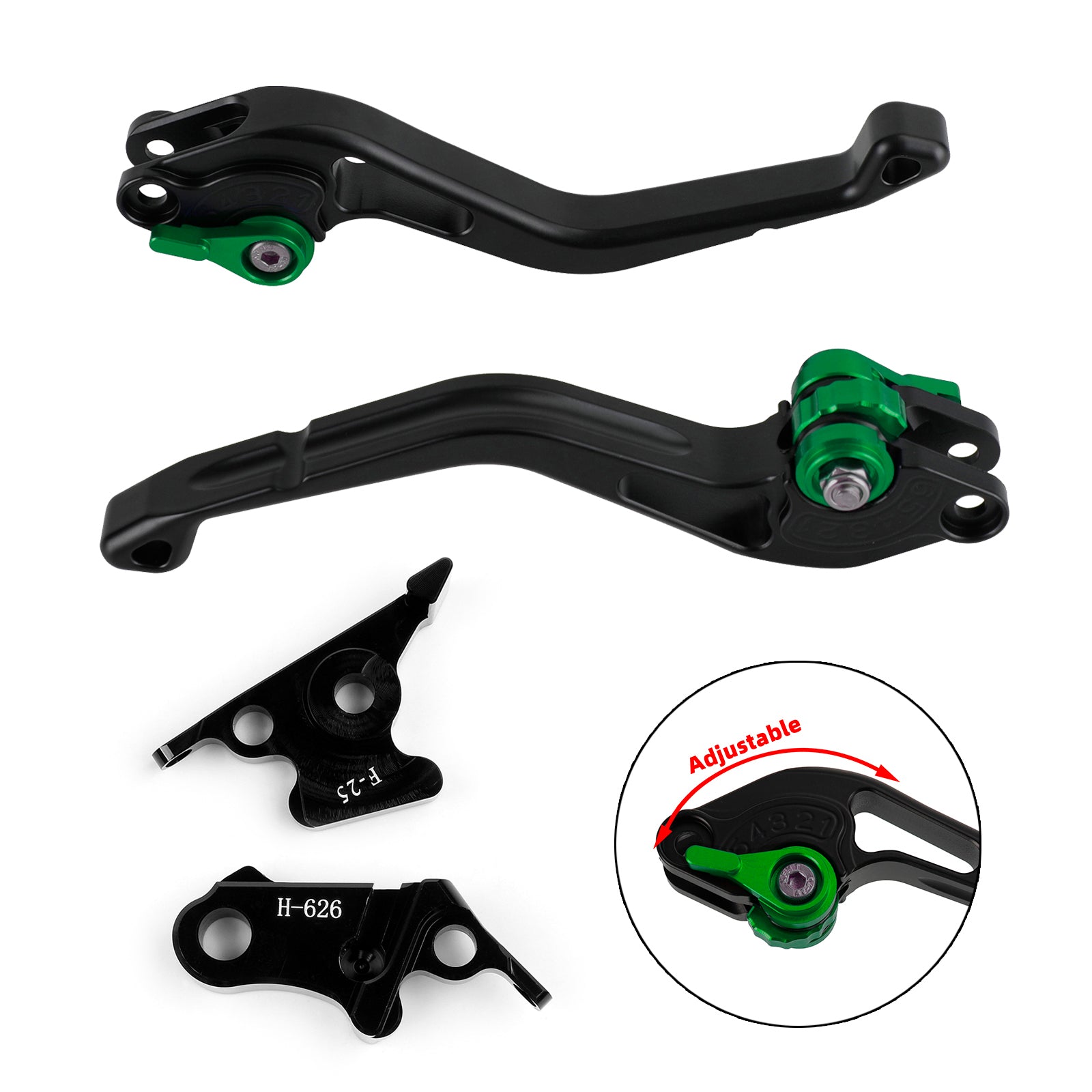 Nouveau levier de frein d'embrayage court adapté pour Honda GROM CBR250R CBR300R CBR500R