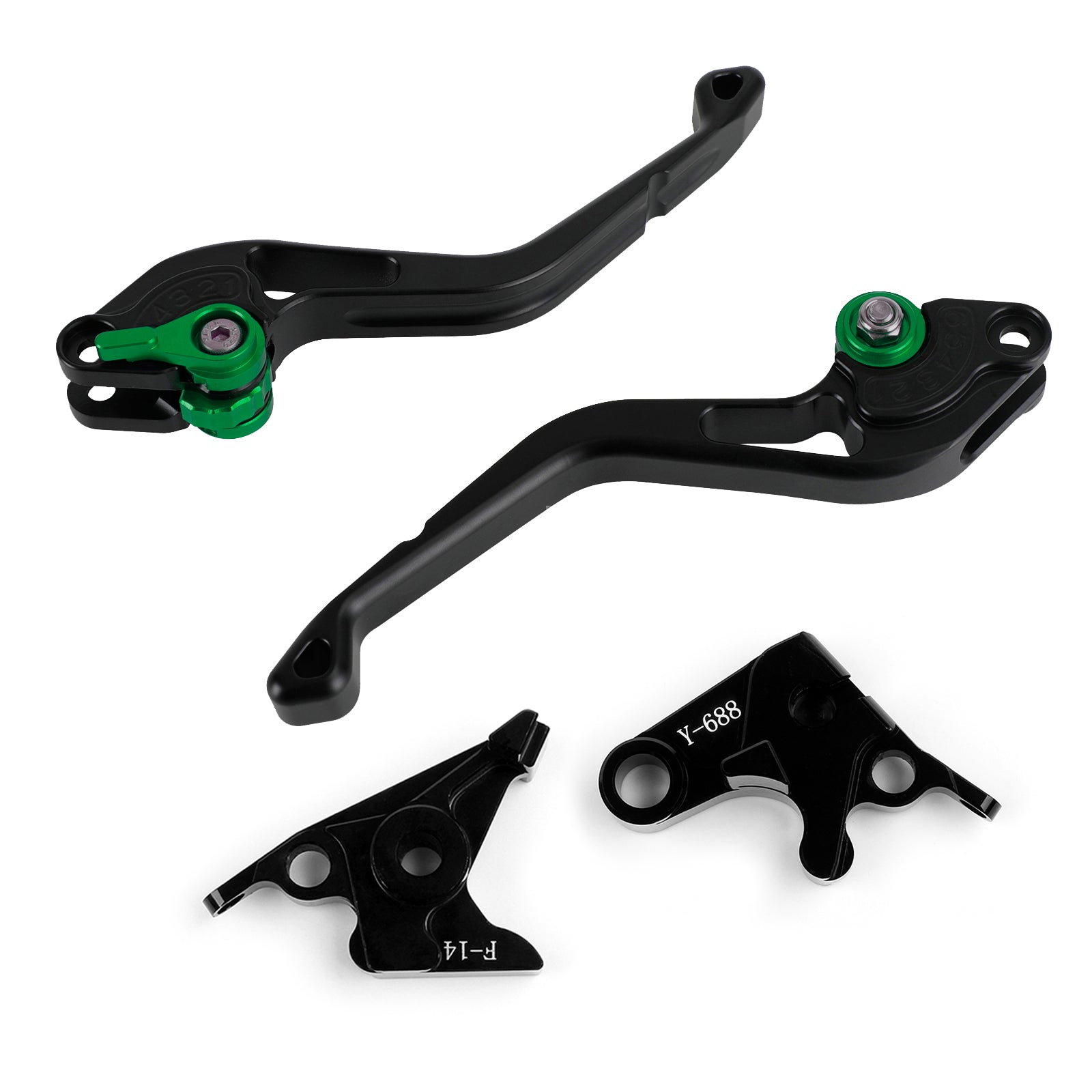 Nouveau levier de frein d'embrayage court adapté pour Yamaha YZF R1 R6 FZ1 FAZER R6S US/CA