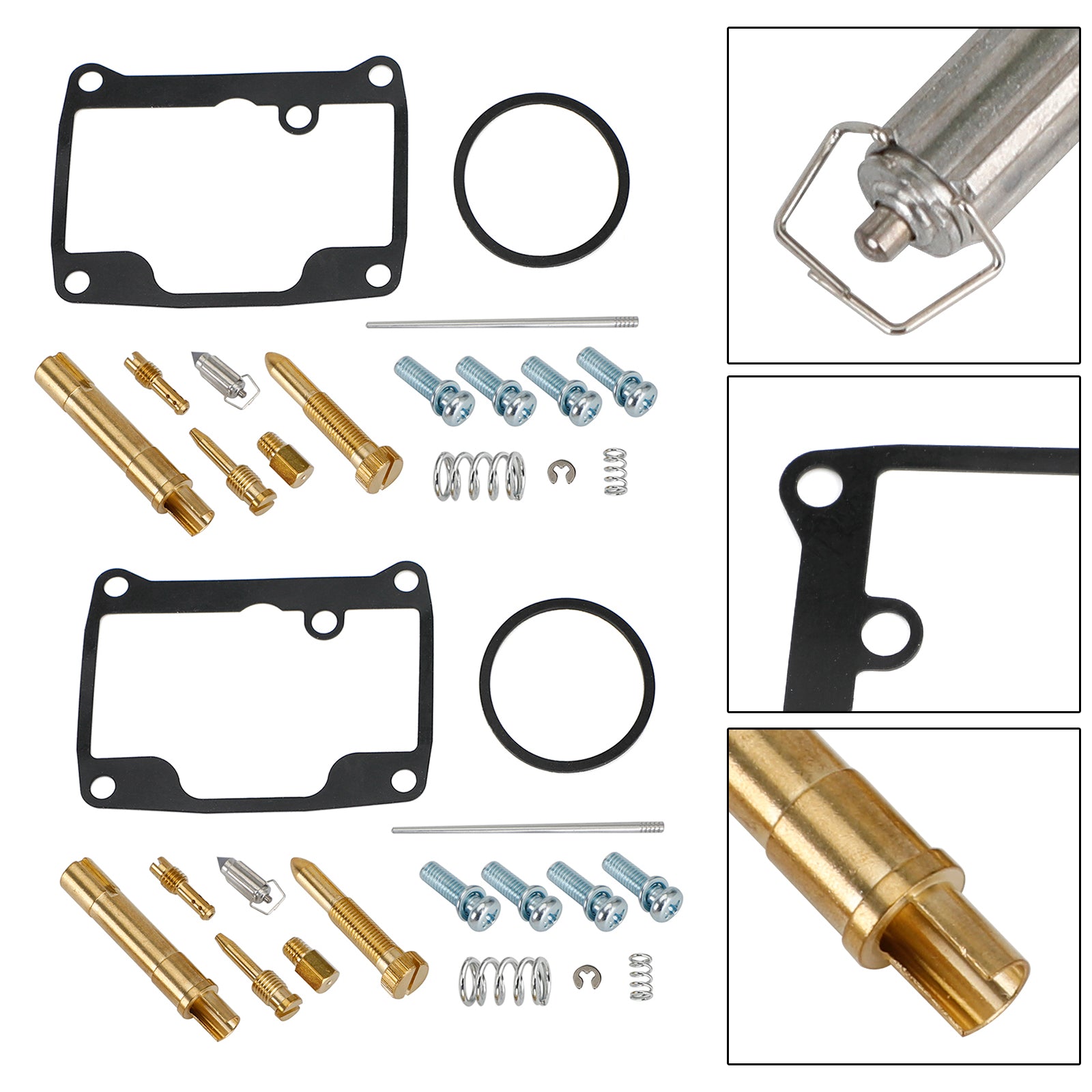 2X Kit de reparación y reconstrucción de carburador apto para MIKUNI VM34-619 Mecánica Rusa RMZ-640