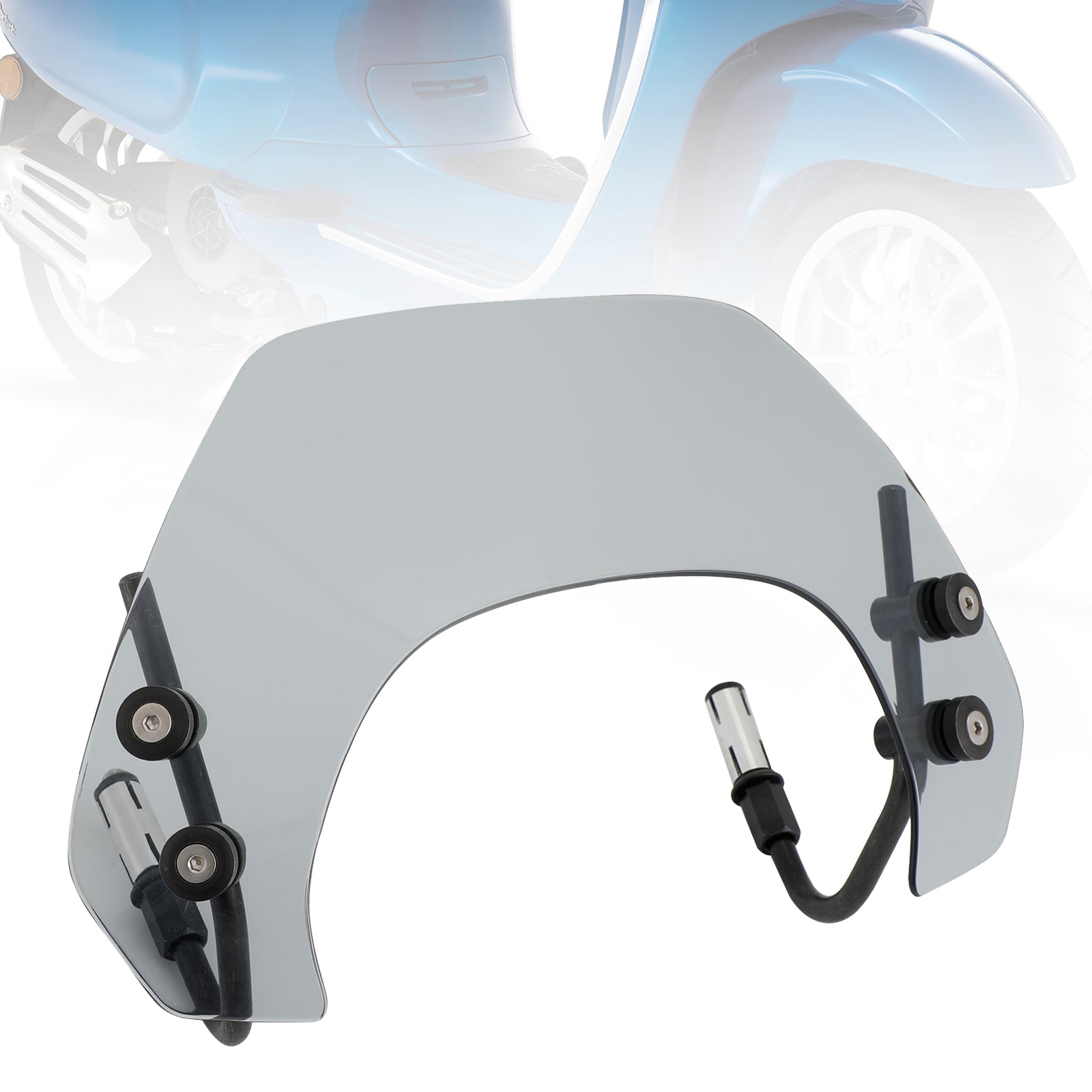 Short Motorcycle Windshield WindScreen fit for Vespa Sprint 150 2016-2021 Generic