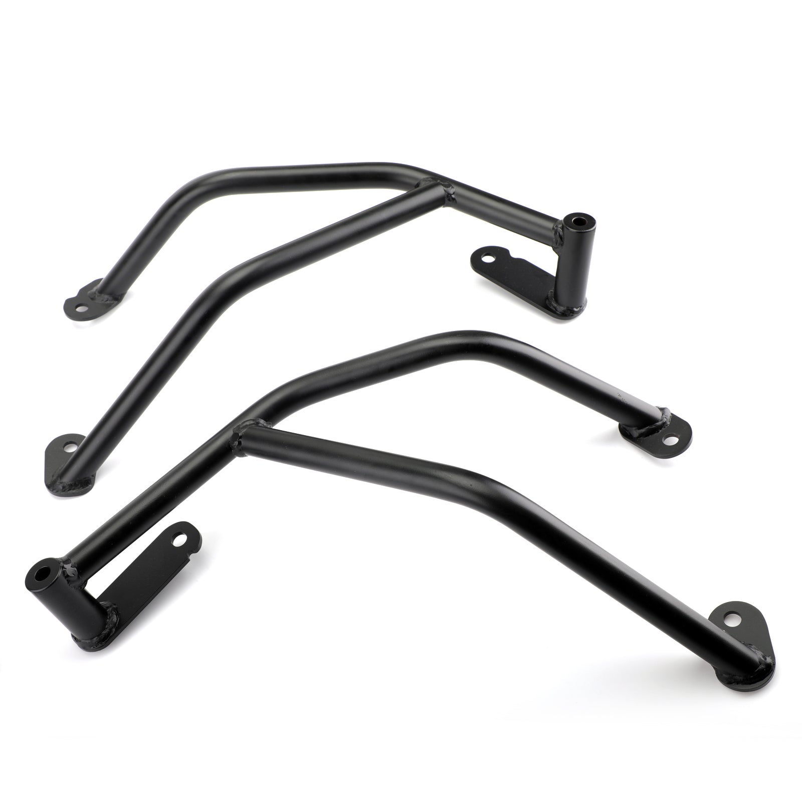 06-10 Suzuki GSXR 600 750 Crash Bar Protector del marco del motor Negro mate