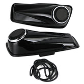 Saddlebag TRIPLE 6.5" Inch Speaker Lids for Harley Touring Glide 2014-2021 6.5'' Generic