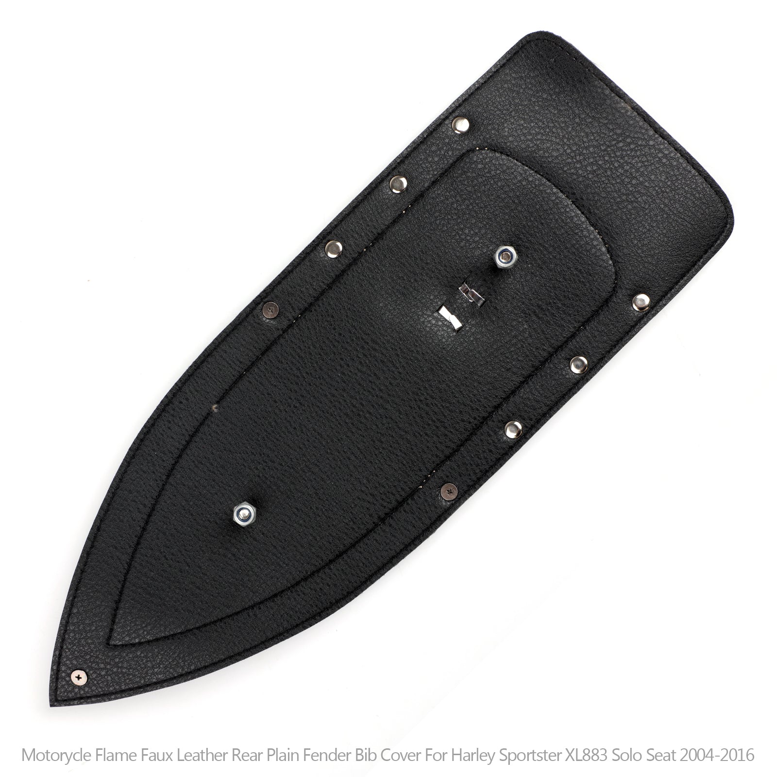 Tie Leather Plain Rear Fender Bib For 04-16 Harley Sportster Xl883 Solo Seat Generic