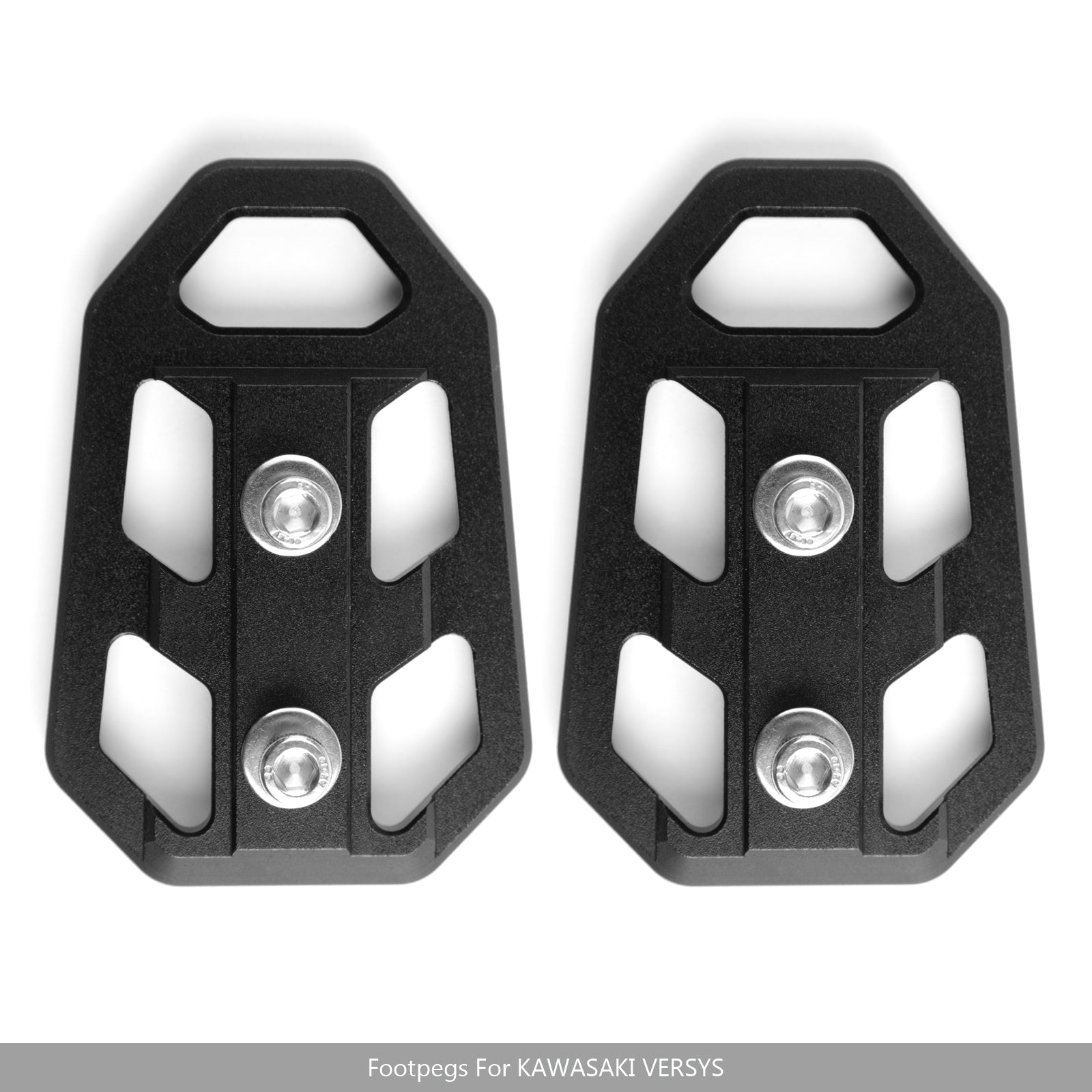 CNC Motor Wide Foot Peg Pedals Footrests Fit For Kawasaki Versys 650 1000 X300