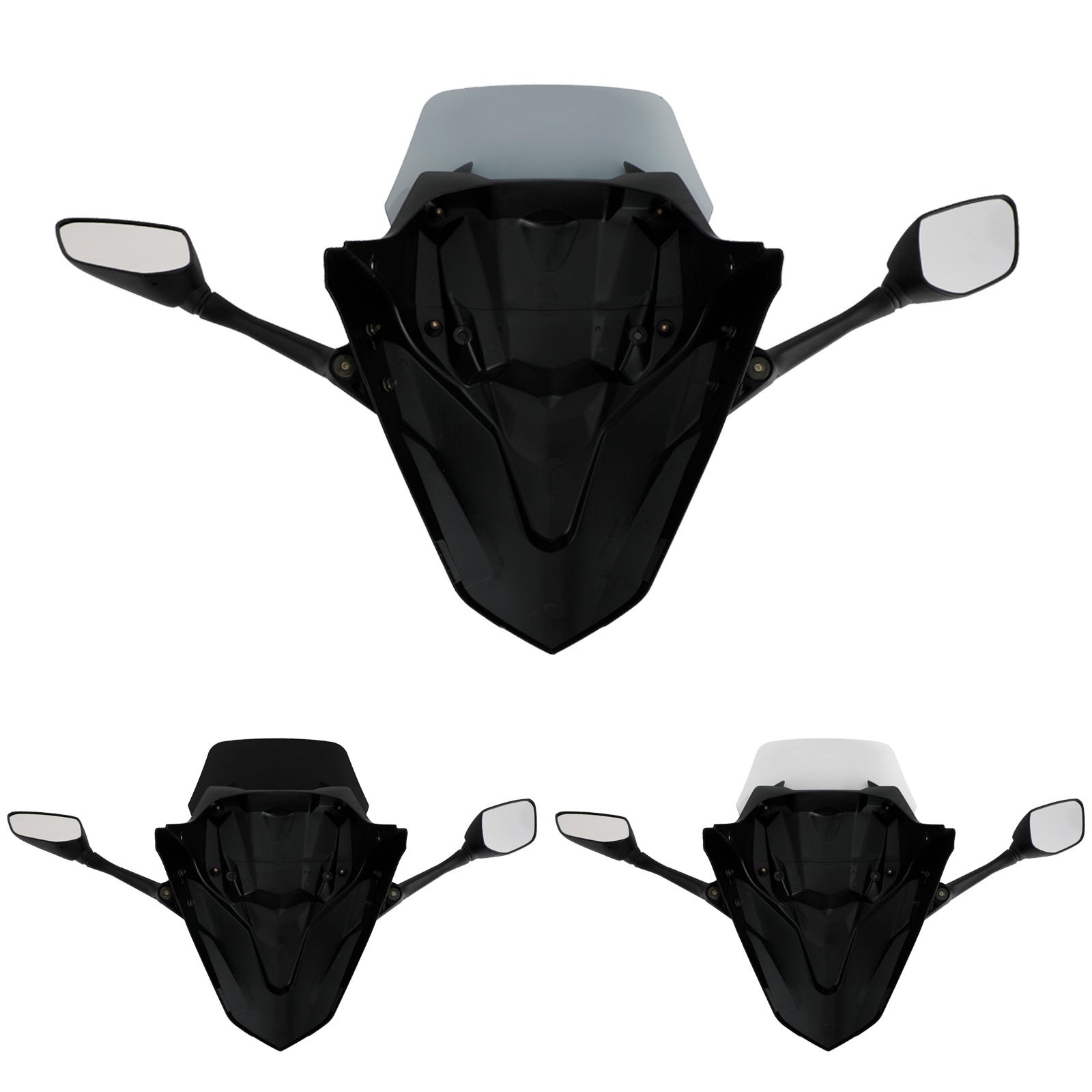 ABS Motorcycle Windshield WindScreen fit for Yamaha NMAX155 N-MAX 155 2021-2022 Generic