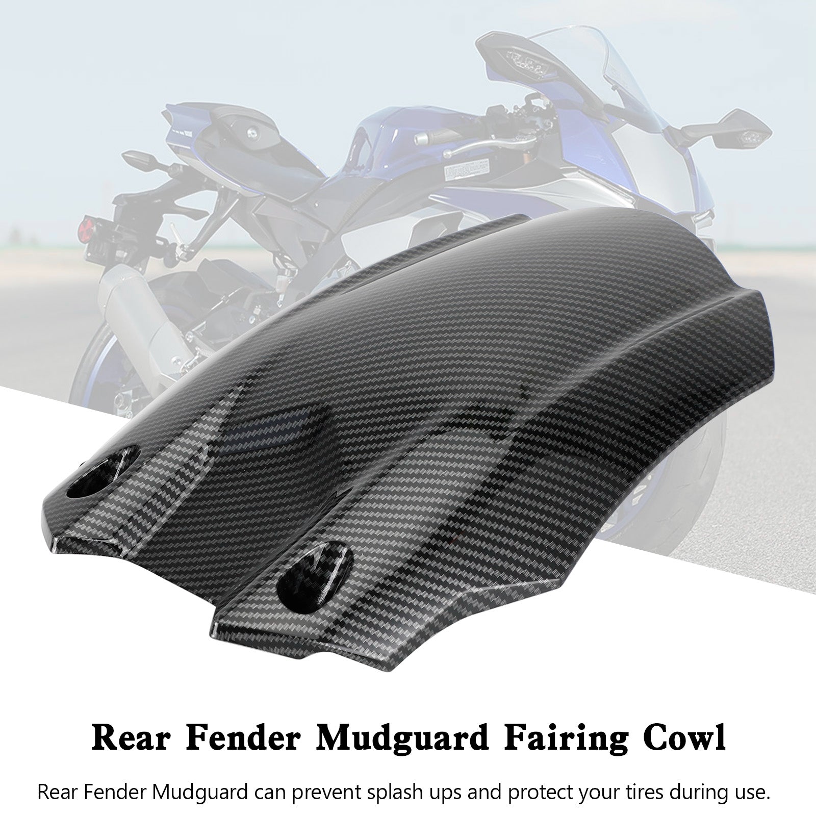 Rear Fender Mudguard Fairing Cowl For YAMAHA YZF-R1 YZF R1M R1S 2015-2019