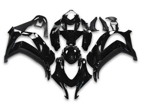 Amotopart 2021-2024 Kawasaki ZX10R ZX10RR Glossy Black Fairing Kit