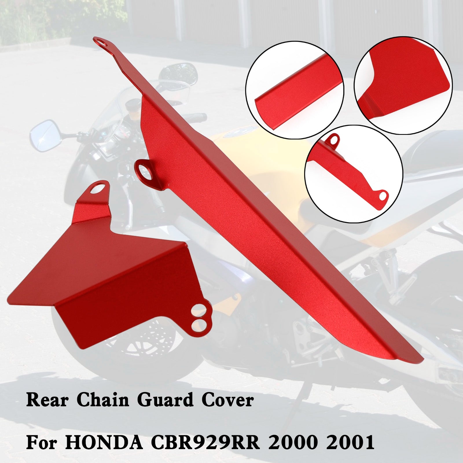 Couvercle de protection de chaîne de pignon arrière, pour Honda CBR929RR 2000 – 2001