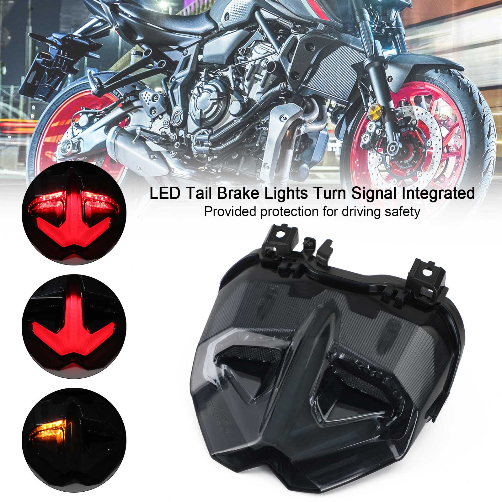 21-22 Yamaha MT-09 MT10 SP Tail Brake Lights Turn Signal Integrated