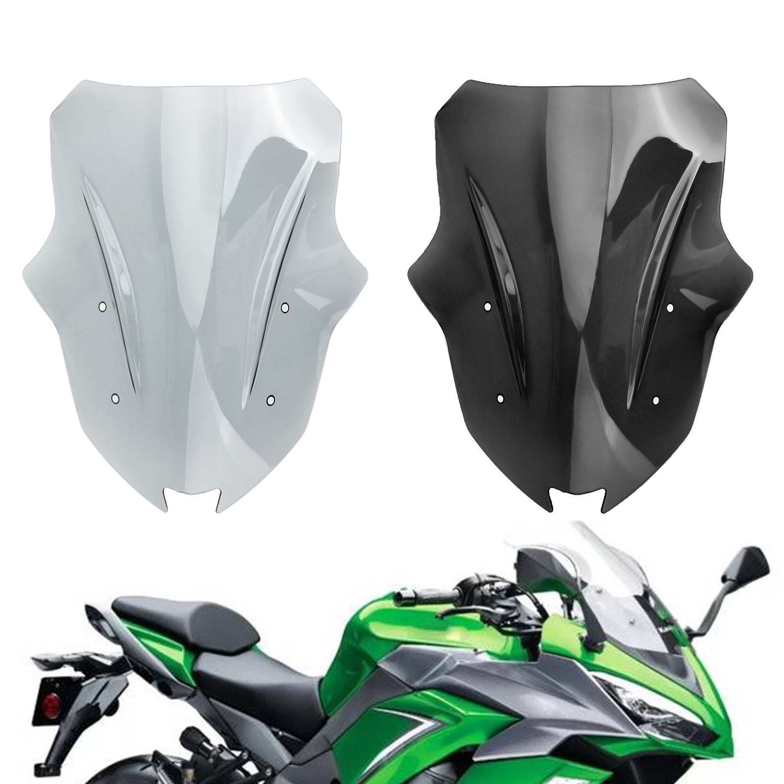 Parabrisas de motocicleta para Kawasaki Ninja 1000 Z1000SX 2017-2019 genérico