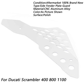 Copertura protettiva per parafango laterale del cuscino del sedile per Ducati Scrambler 400 800 1100