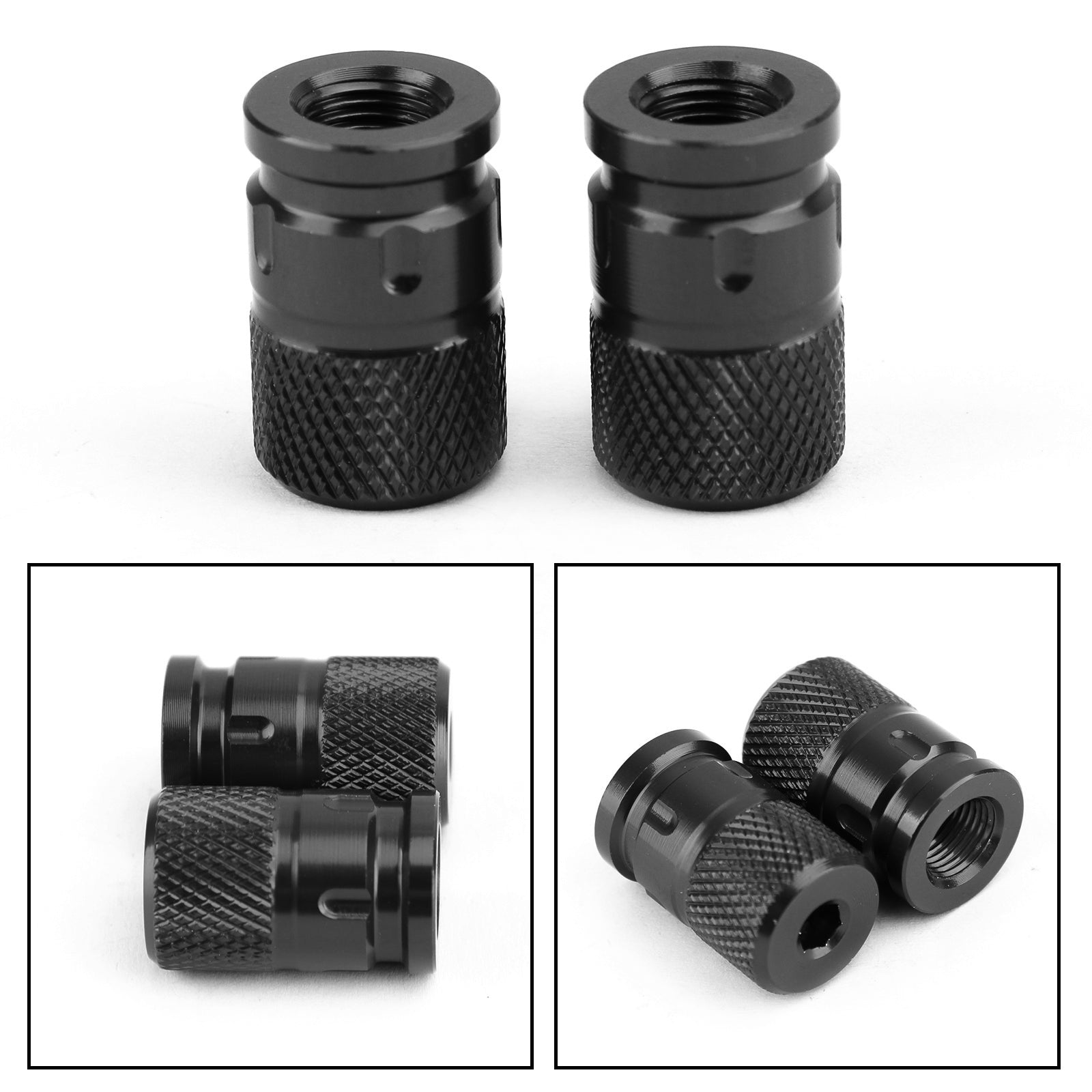 Tappo stelo valvola anti-ladro in alluminio billet CNC per moto, auto, camion, bici generico