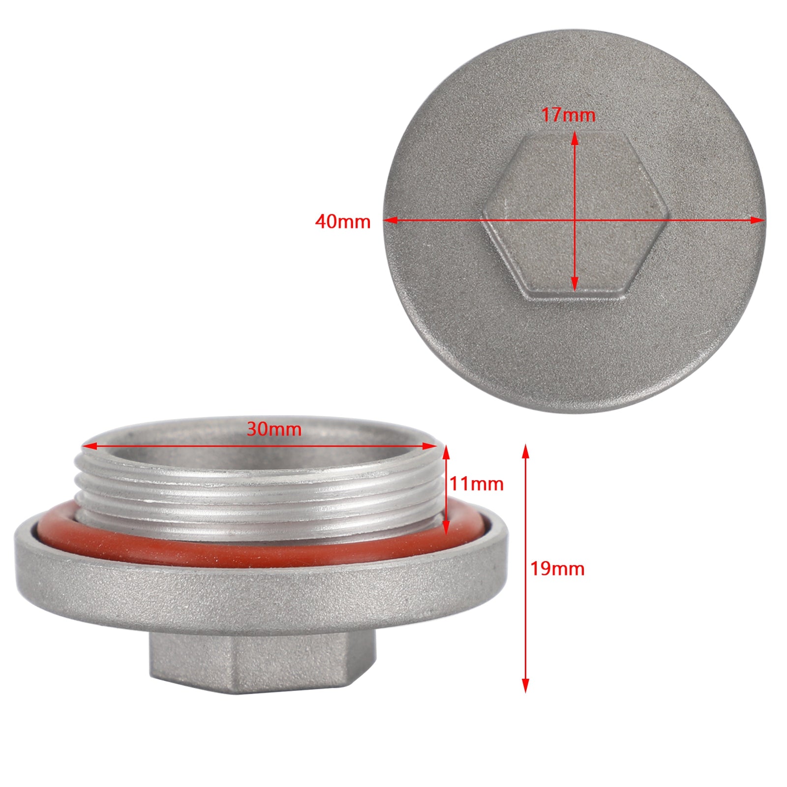 Bouchon d'inspection de Valve et joint torique pour Suzuki GN GZ GS DR DR-Z 125 GN 400 DR TU 200 générique