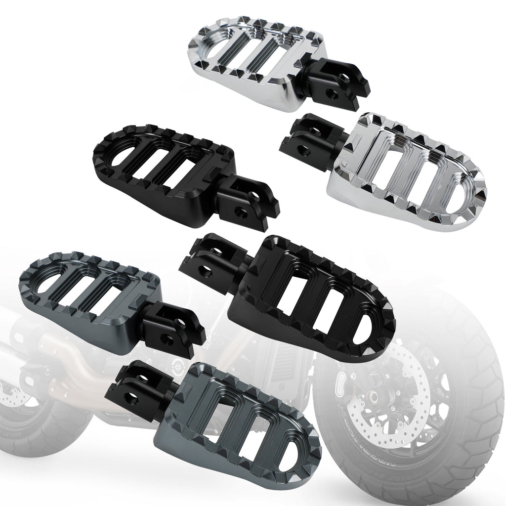 Ariel Rider Foot Rests Front Footrests Foot Peg fit for Sportster S Lower Rider Fat Bob Softa