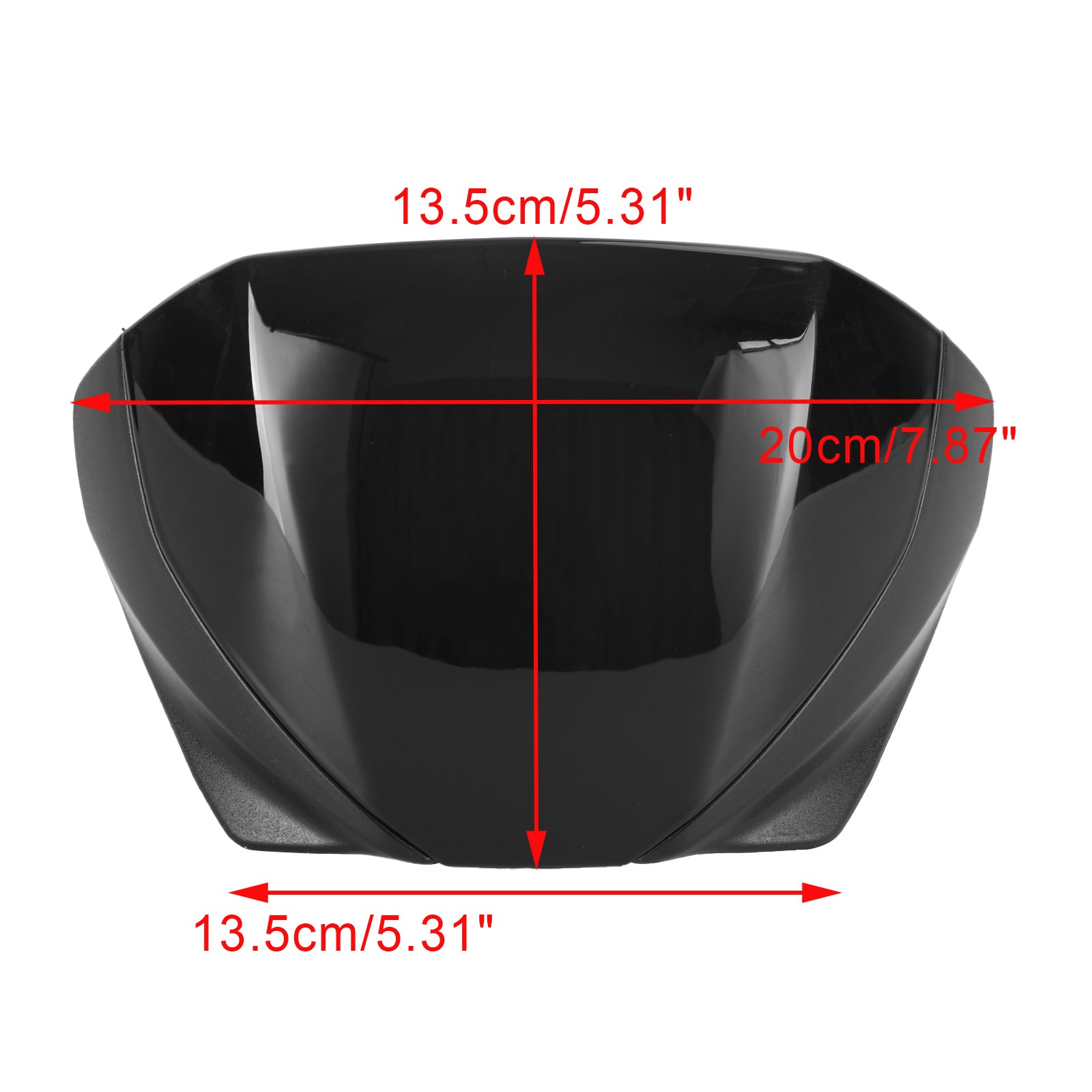 Frontscheibe Windschutzscheibenverkleidung Windschutzscheibenabweiser für Trident 660 2021+ Generisch