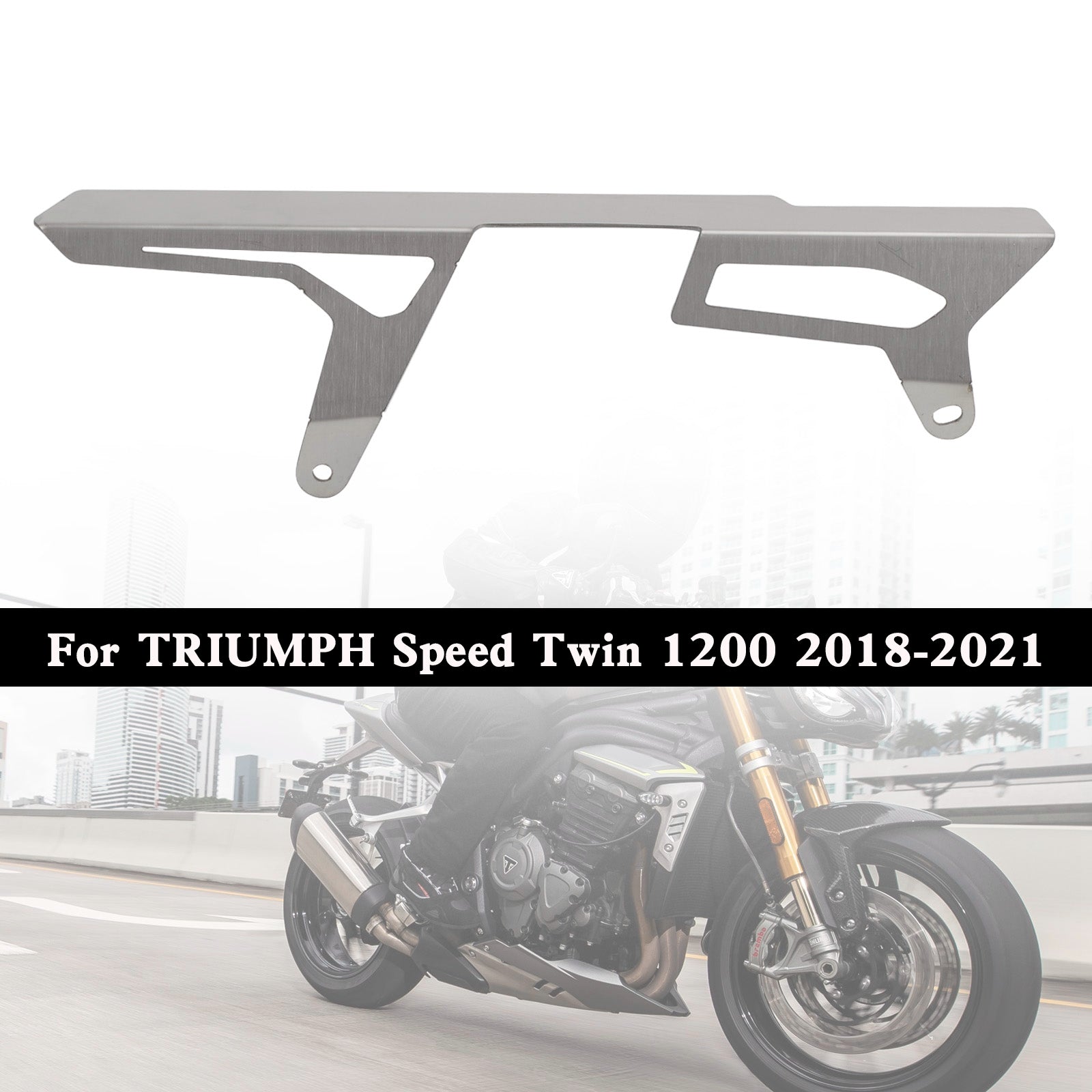 Kettenschutz-Schutzabdeckung für hinteres Kettenrad für Speed ​​Twin 1200 2018–2021