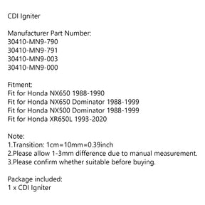 Accenditore CDI adatto per Honda NX650 NX500 Dominator XR650L NX650 30410-MN9-790