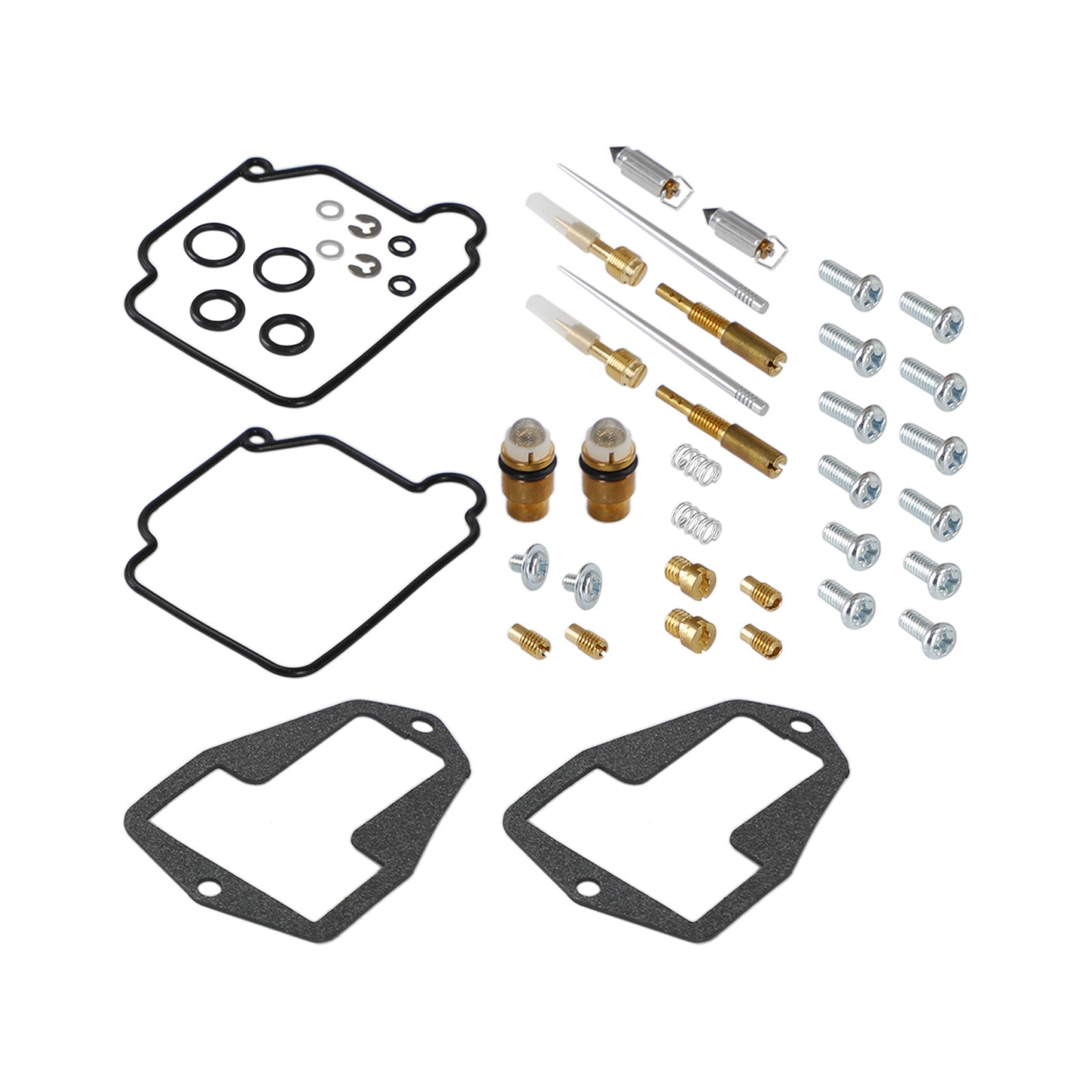 Kit de réparation de reconstruction de carburateur, 2 pièces, adapté à Suzuki DRZ250 DR-Z250 2001 – 2007 générique