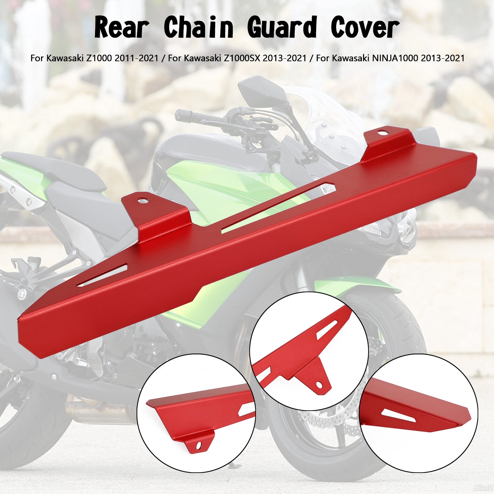 Sprocket Chain Guard Cover For Kawasaki Z1000SX NINJA 1000 Z1000 11-21