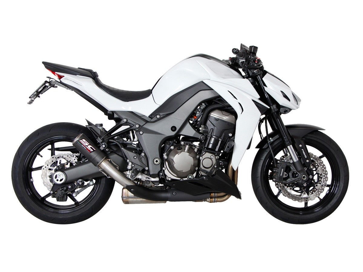 Amotopart Kawasaki 2014-2017 Z1000 Kit de carenado blanco