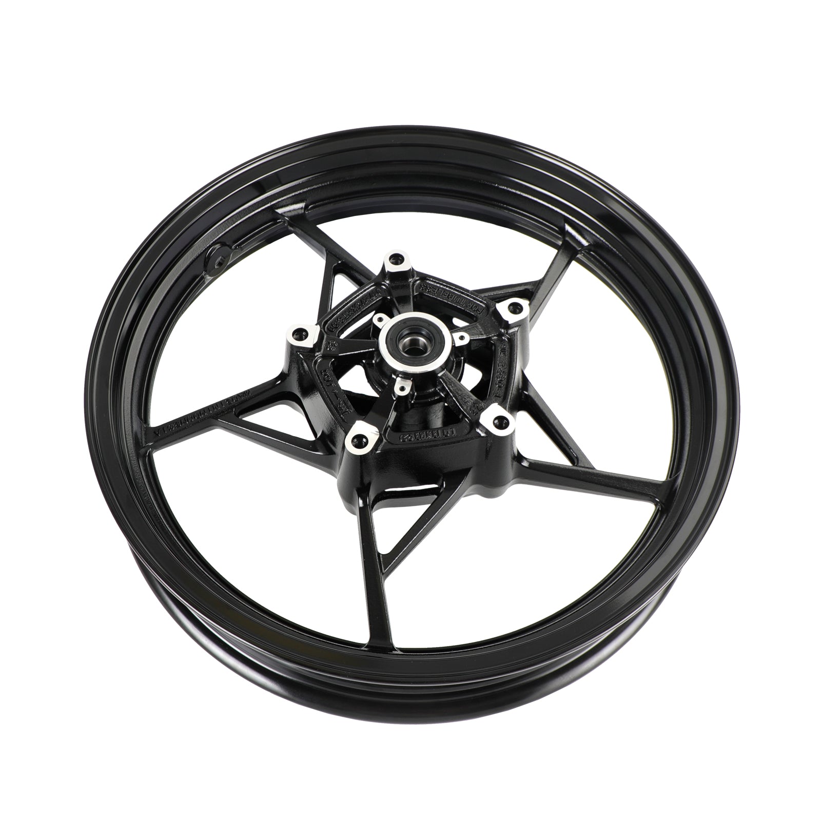 18-23 Kawasaki EX400G Ninja 400 / ABS / Z400 Glossy Black Front Wheel Rim