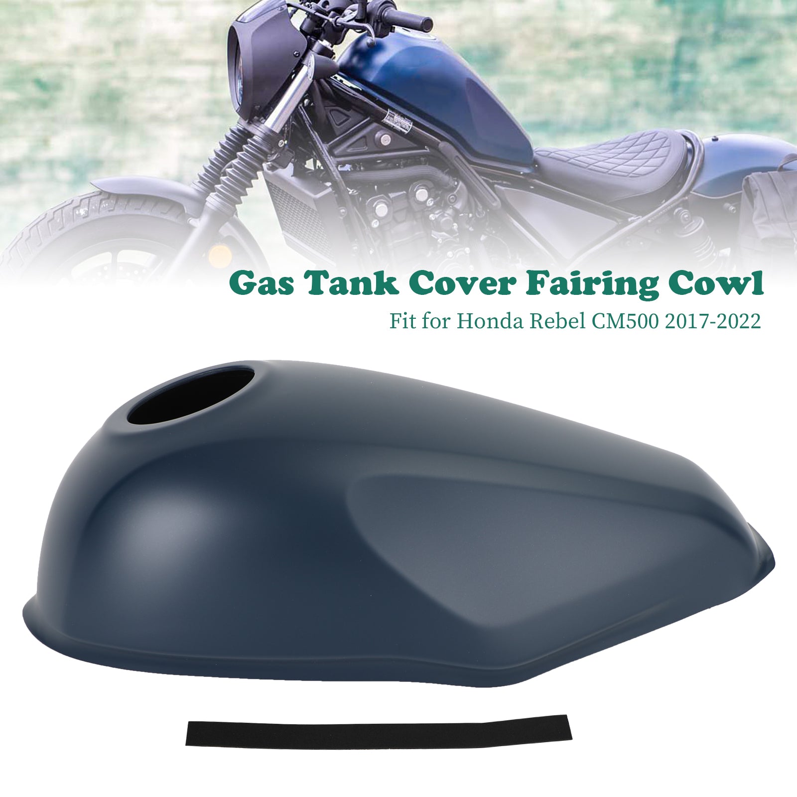 Gas Tank Cover Trim Fairing Cowl for Honda Rebel CMX300 CMX500 2017-2022 Generic