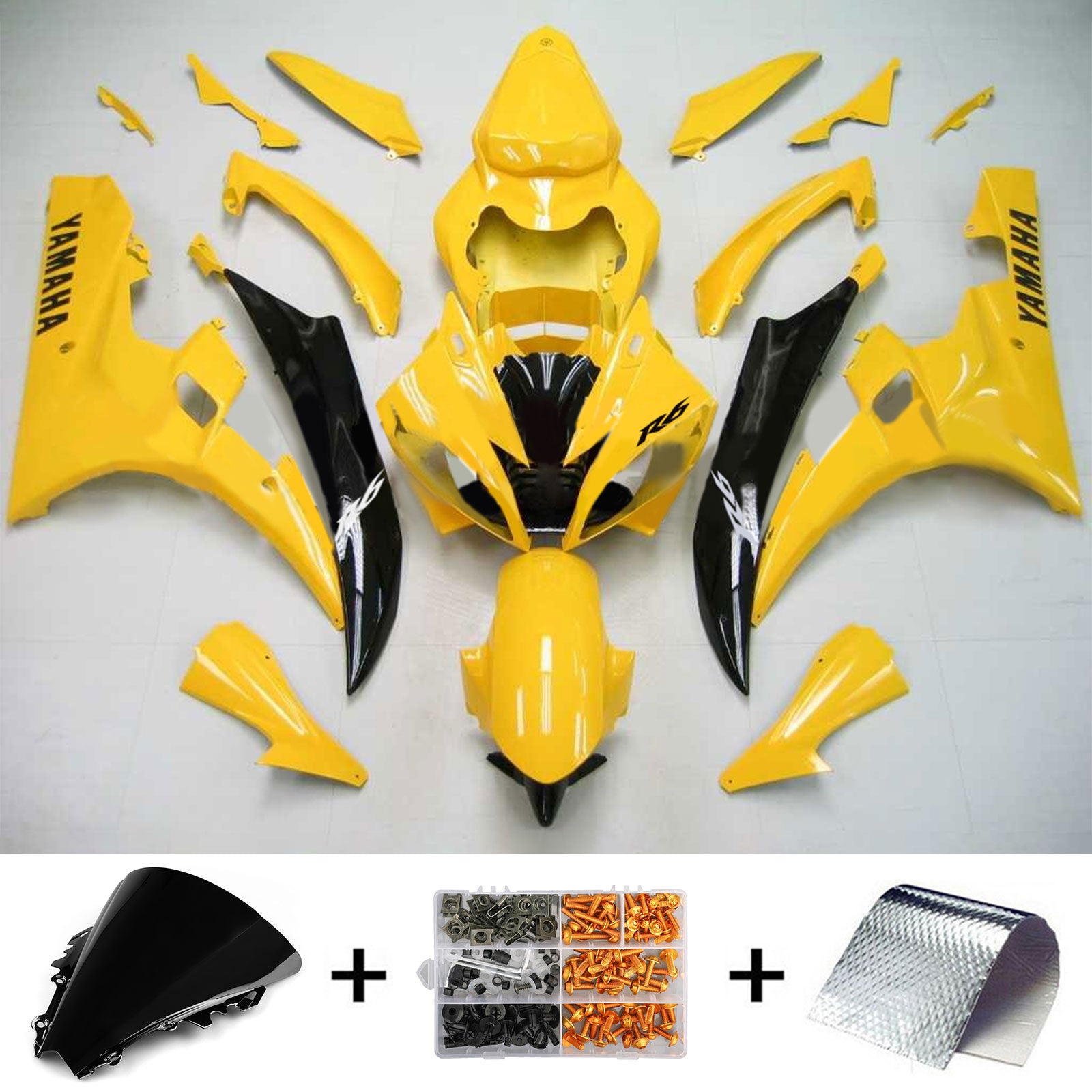 Injection Fairing Kit Bodywork Plastic ABS fit For Yamaha YZF 600 R6 2006-2007
