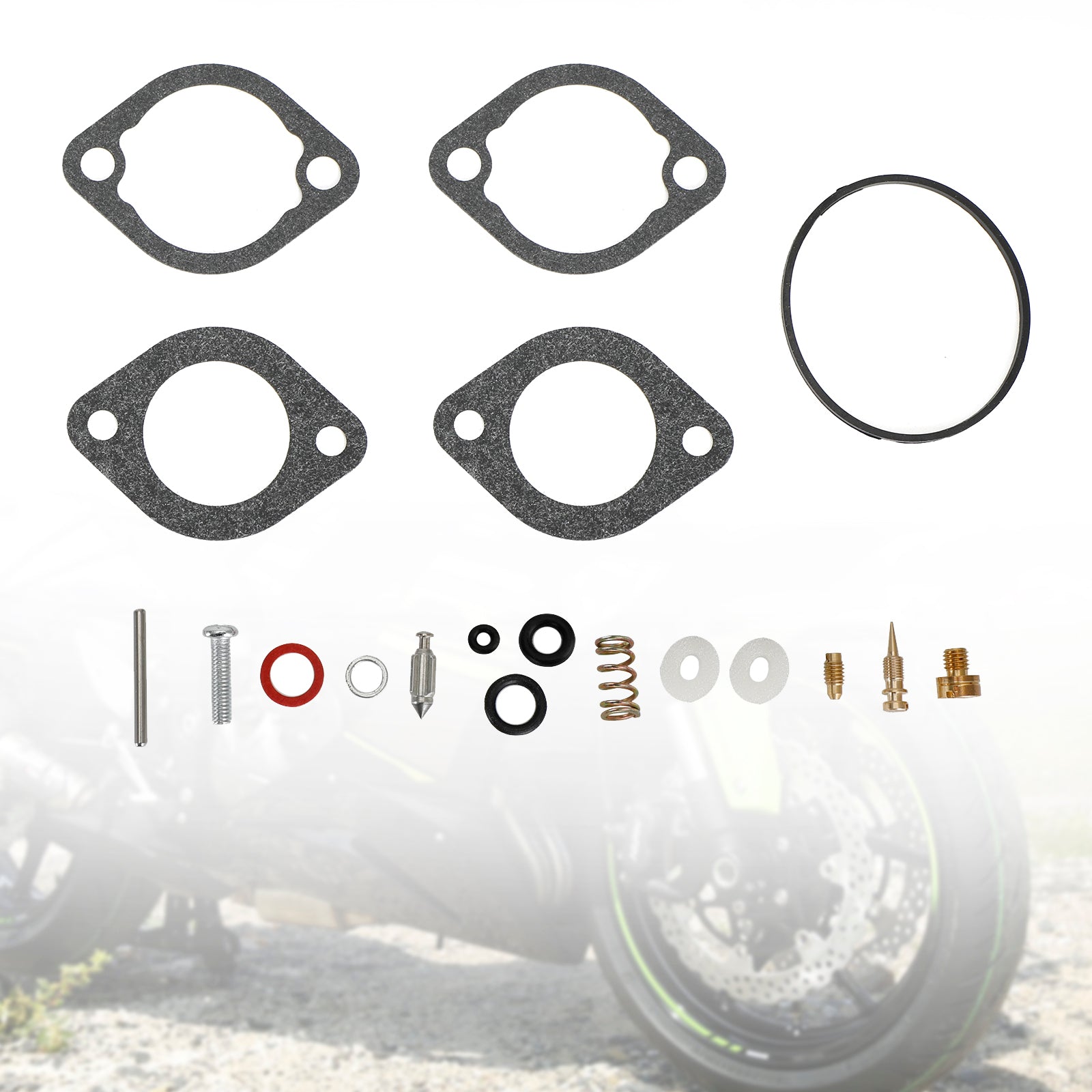 Carburetor Rebuild Kit fit for Kawasaki 610 600 SX Mule 2005-2017