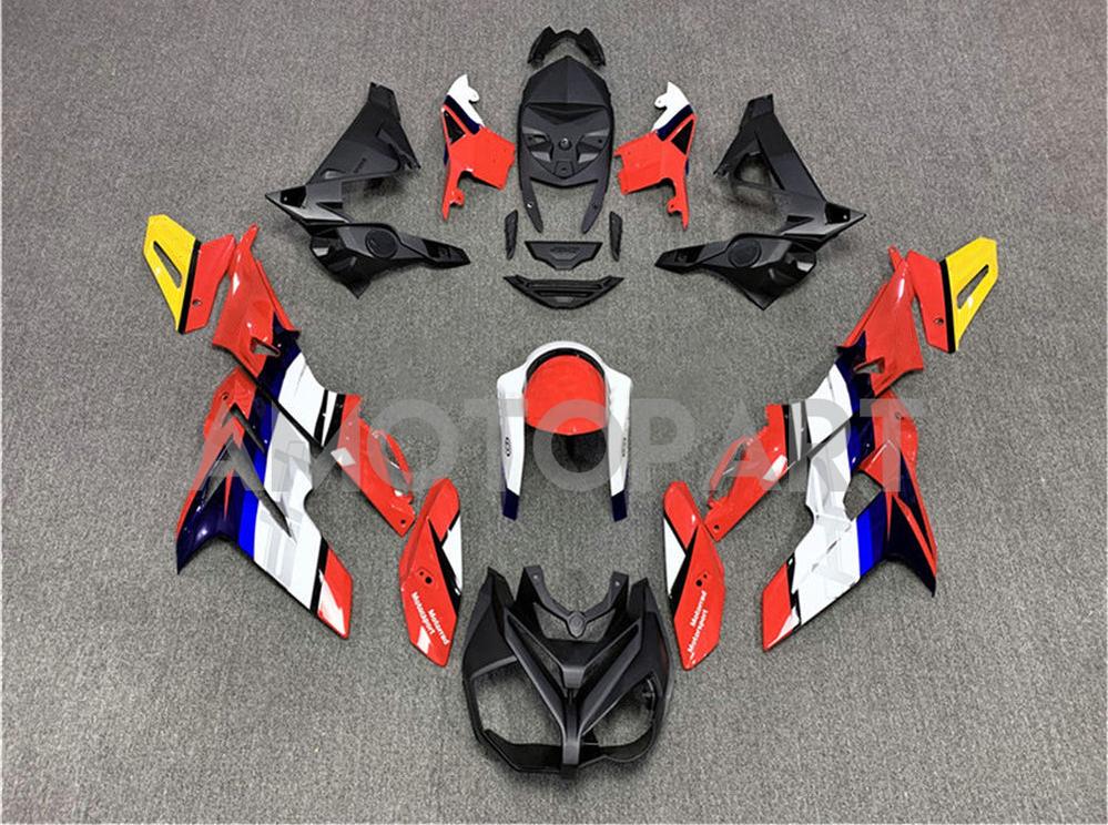 Amotopart BMW 2014-2016 S1000R White Red Fairing Kit