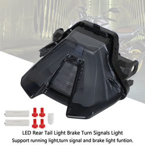 LED Rear Tail Light Brake Turn Signals For Yamaha MT-07 MT07 2021-2023