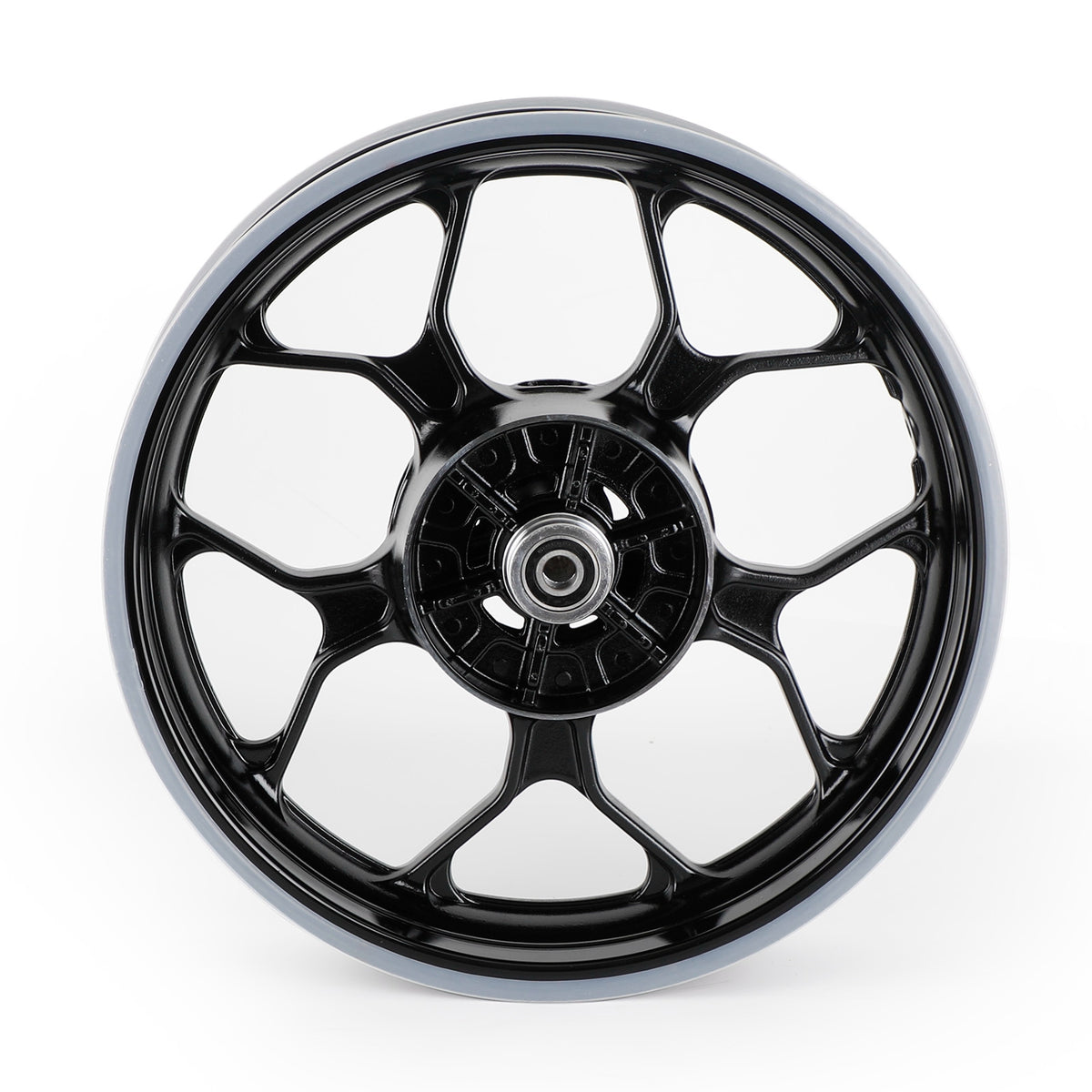 Black Rear Wheel Rim For Yamaha YZF R3 2015 2016 2017 2018 2019 2020 2021 2022 Generic