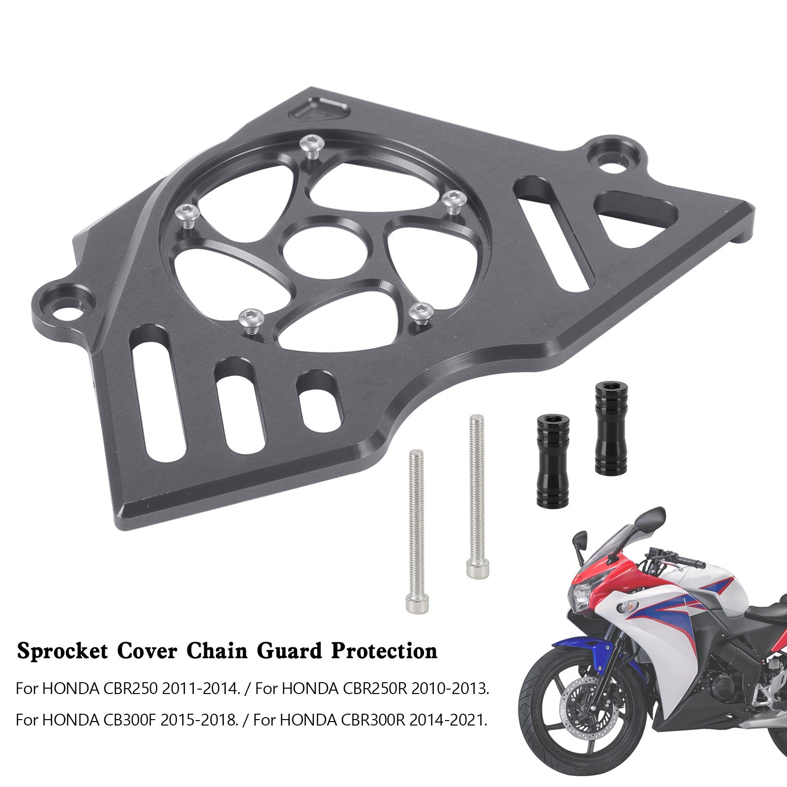 Honda CBR250R CBR300R CB300F Front Sprocket Cover Chain Guard