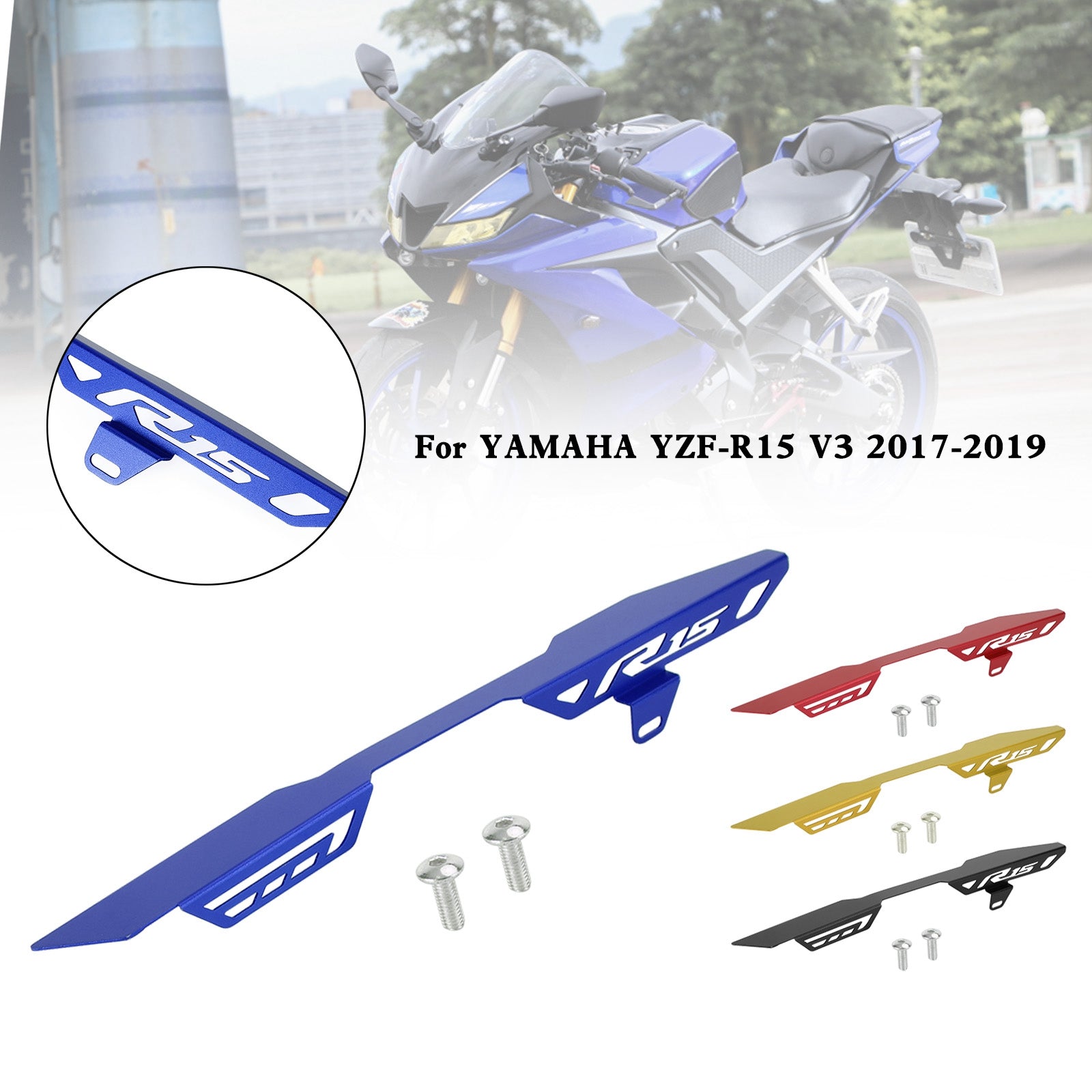 Rear Sprocket Chain Guard Protector Cover For YAMAHA YZF R15 V3 2017-2019 Generic