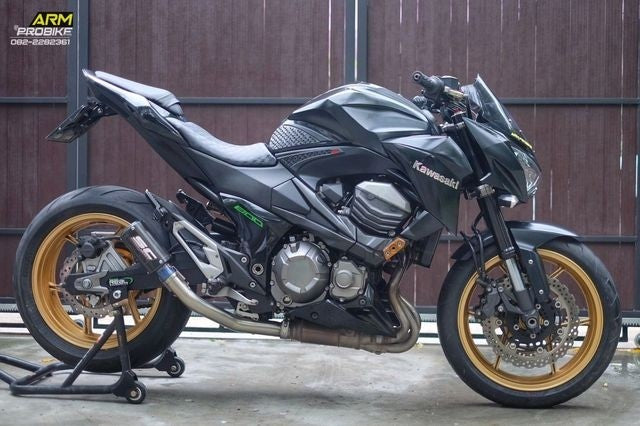 Kit de carénage Amotopart Kawasaki 2017-2019 Z900 noir brillant