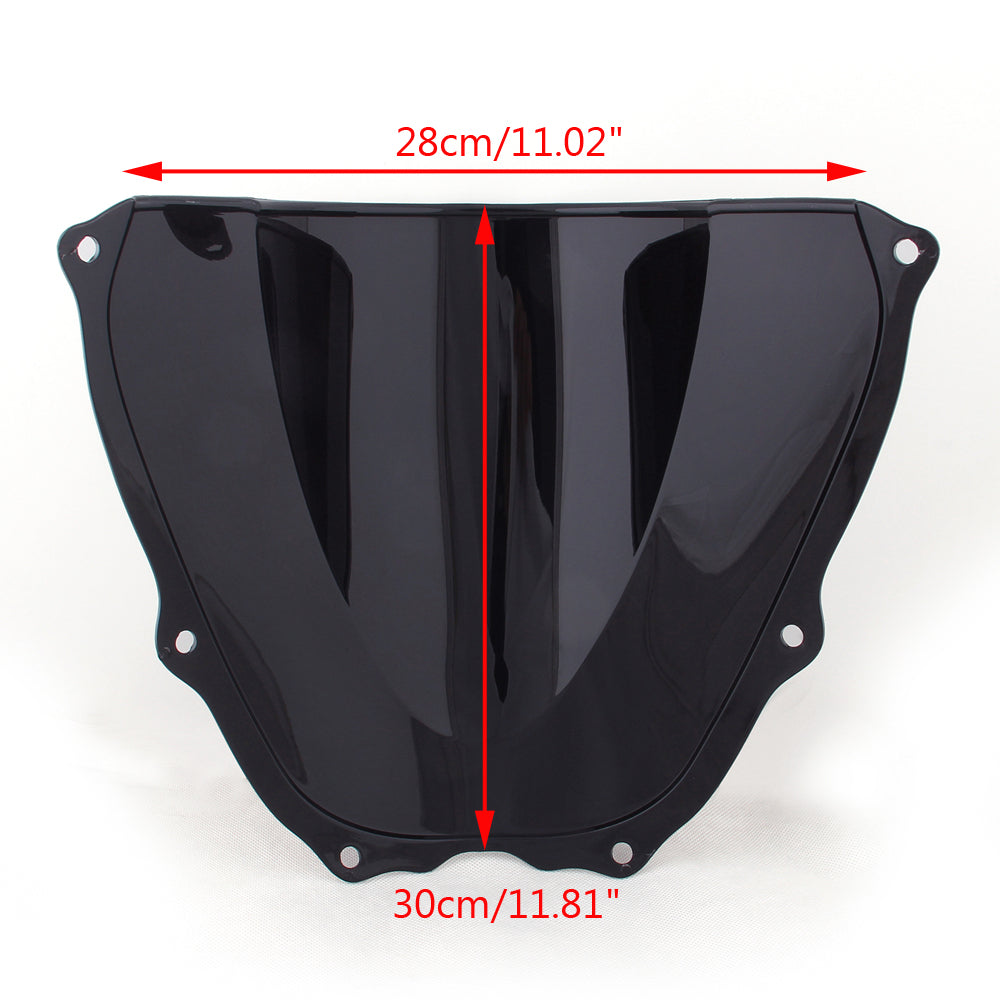 Windschutzscheibe für Honda RVT1000R VTR1000 SP1 SP2 RC51 2000–2006, Schwarz, generisch