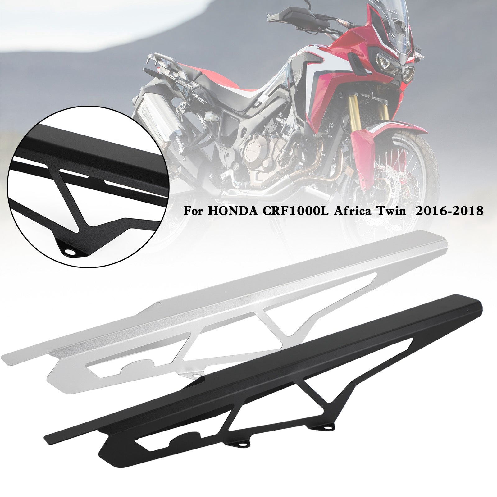 Cubierta protectora de cadena de piñón para HONDA CRF1000L Africa Twin 2016-2018 genérico