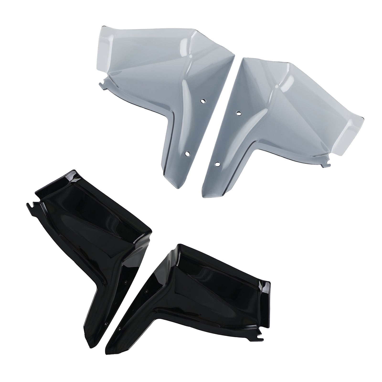 Paneles laterales de placa de parabrisas aptos para Yamaha Tenere 700 / XT700Z 2019-2021 genérico