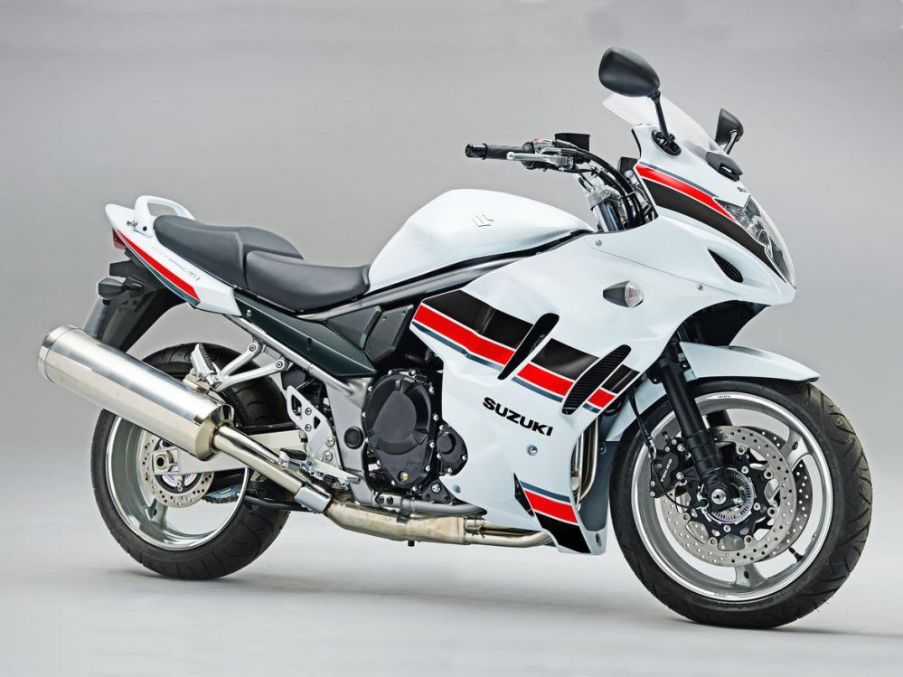 Amotopart 2012–2014 Suzuki GSX1250 FA Verkleidungsset, Weiß