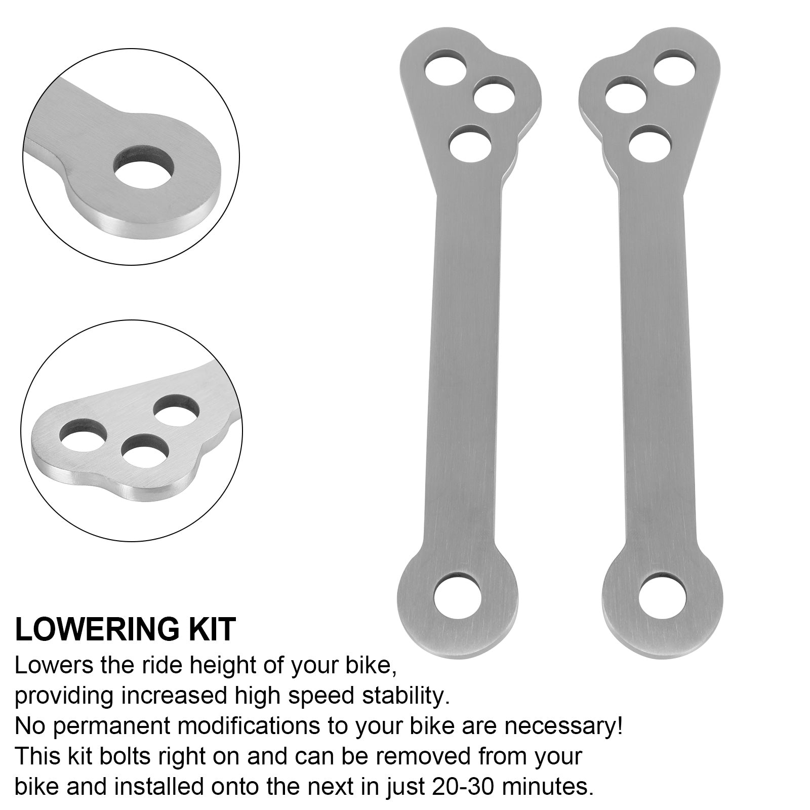 Rear Suspension Lowering Links Kit For HONDA CB400X CB 400X CB500X 2019-2020 Generic