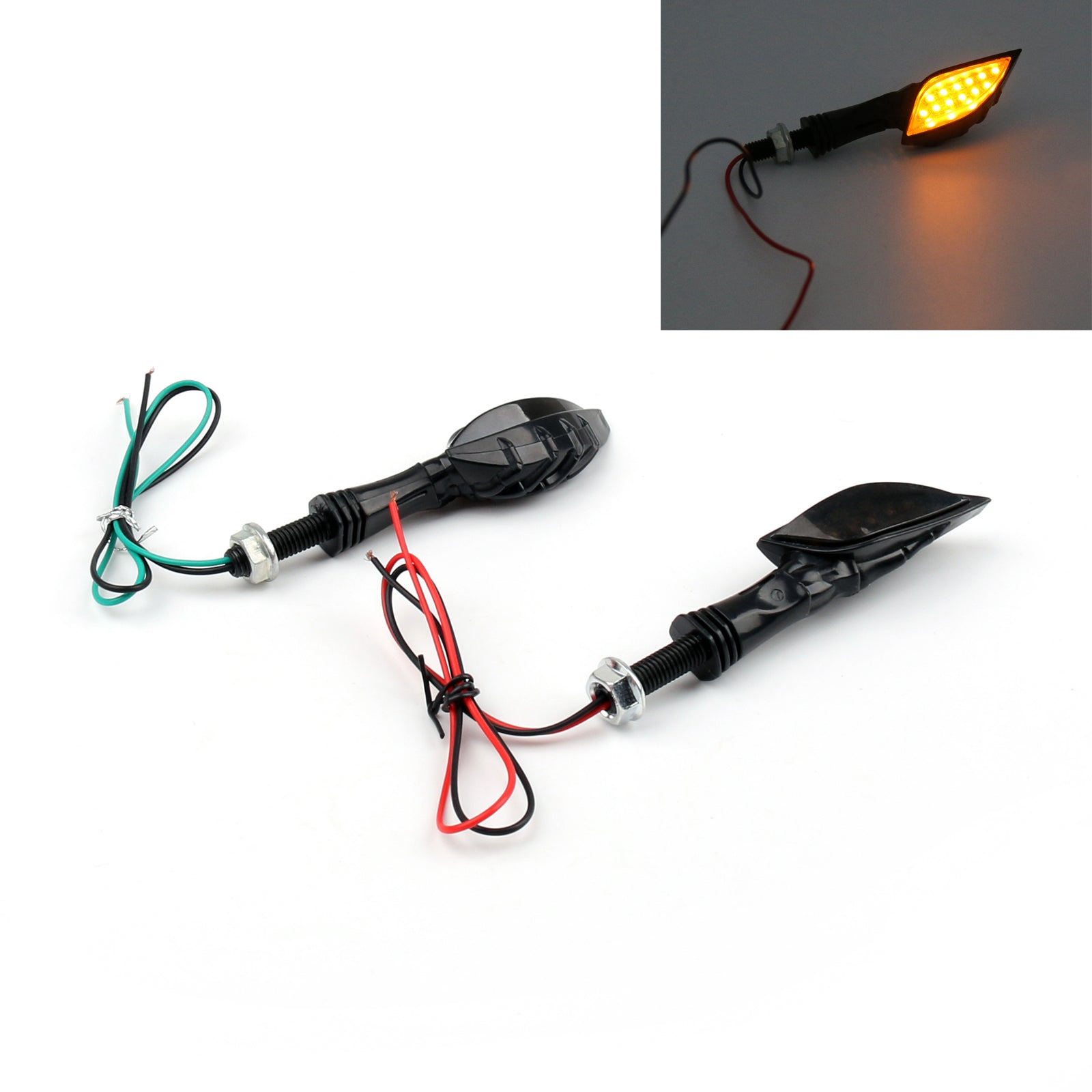 Universal Motorrad Skeleton Hand LED Blinker Blinker Anzeige